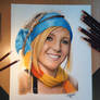 Color  Pencil Drawing of Jessica Nigri