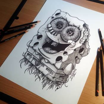 Sponge bob drawing