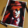 Alucard Pencil Drawing