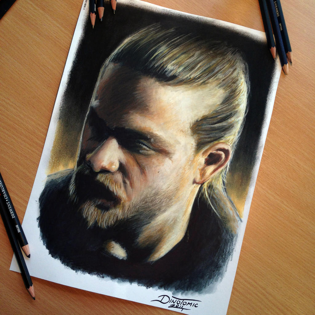 Jax Teller Pencil Drawing By AtomiccircuS On DeviantArt