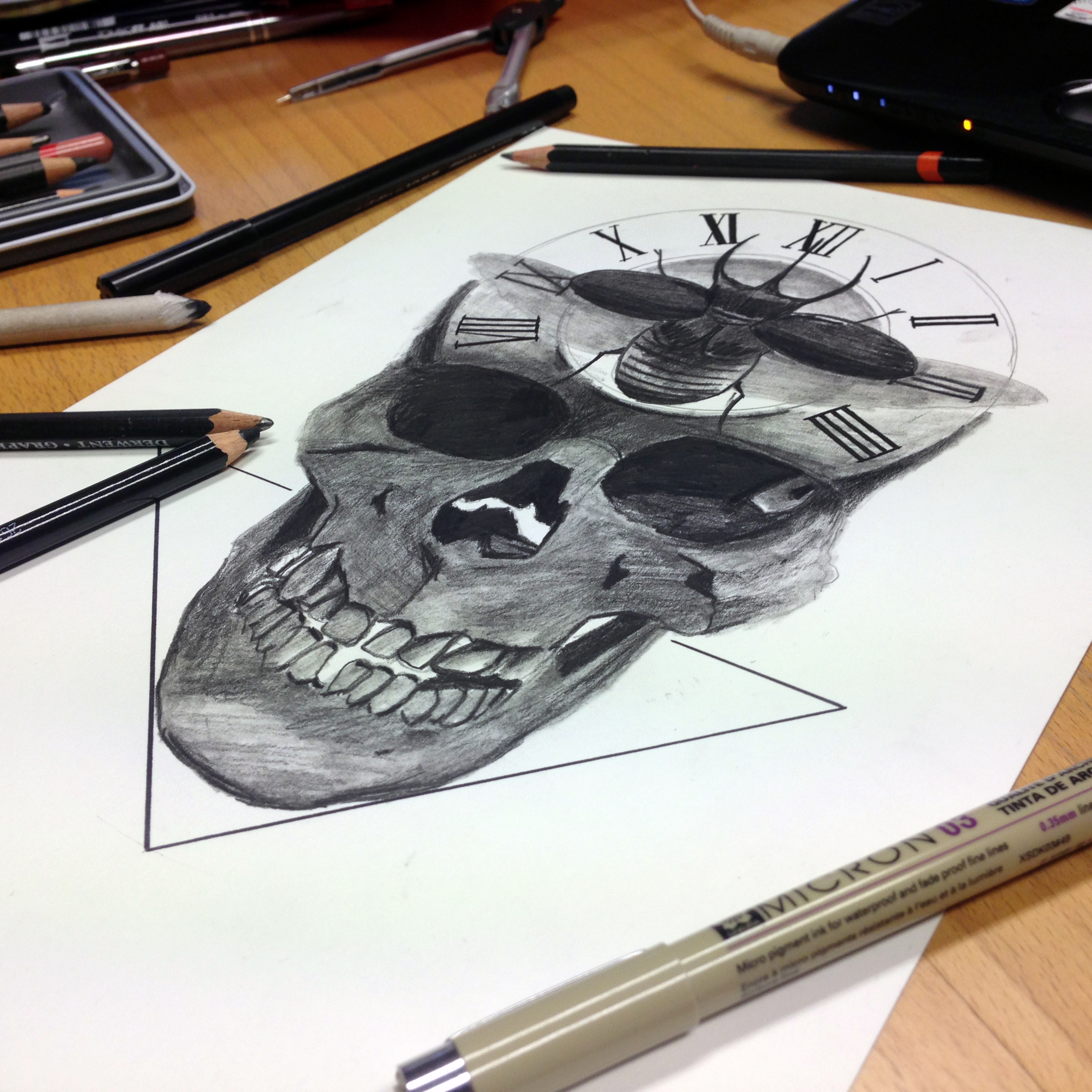 Skull in Progress