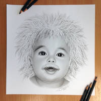 Baby Einstein Pencil Drawing