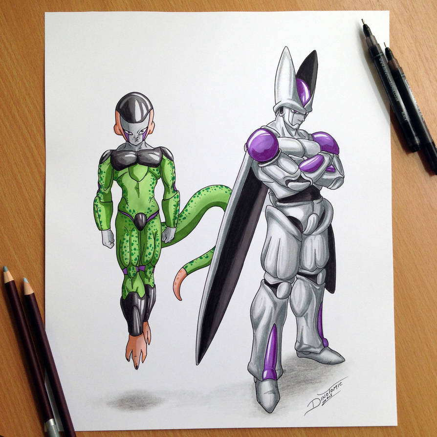 Drawing FREEZA, CELL