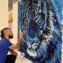 Blue Tiger In Progress