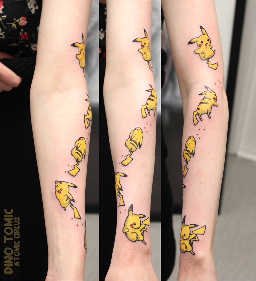Pikachu Tattoo by AtomiccircuS on DeviantArt