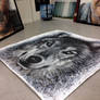 Wolf painting getting a new home