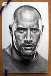 The Rock Pencil Drawing
