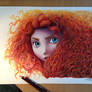 Merida Color Pencil Drawing ( FOR SALE )