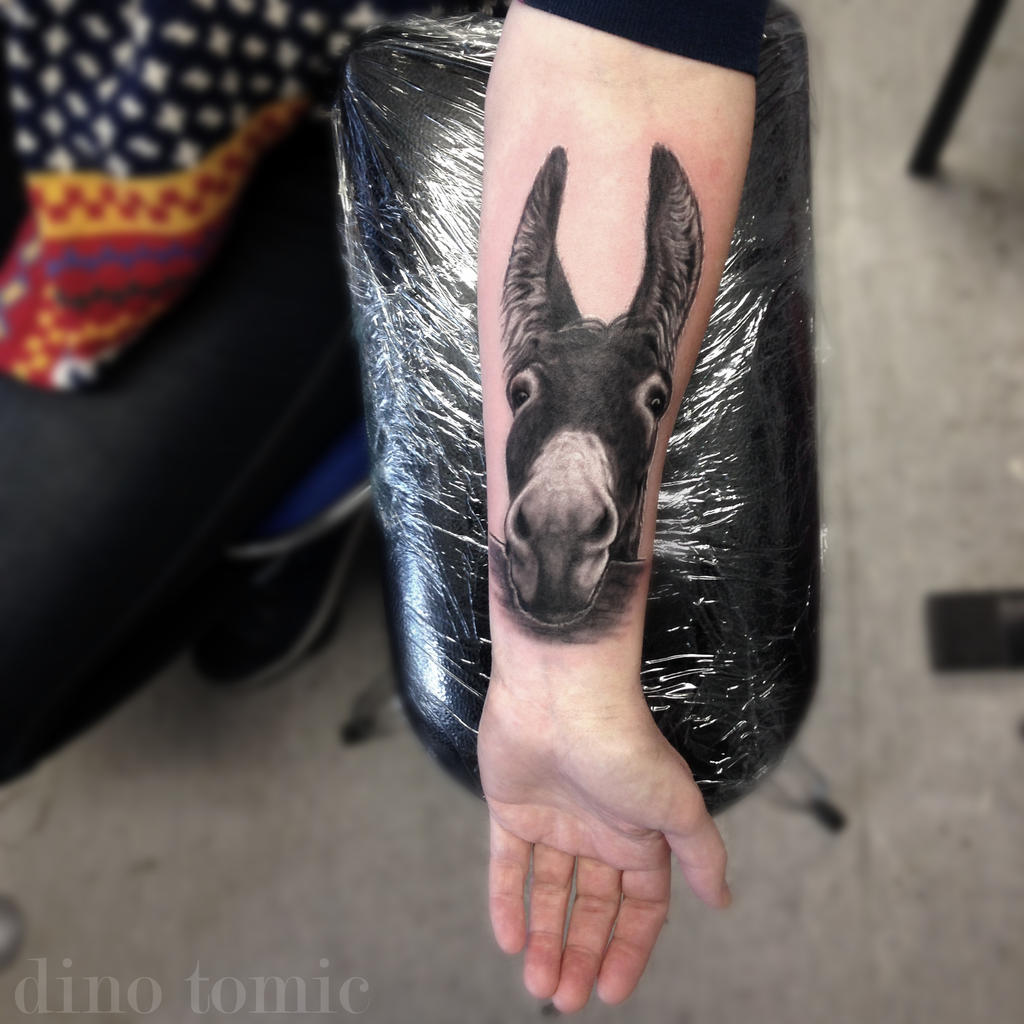 Donkey Tattoo by AtomiccircuS