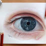 Eye Maze pencil drawing