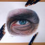Eye Drawing + Time lapse video