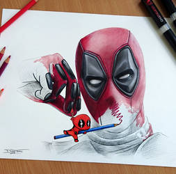 Deadpool drawing