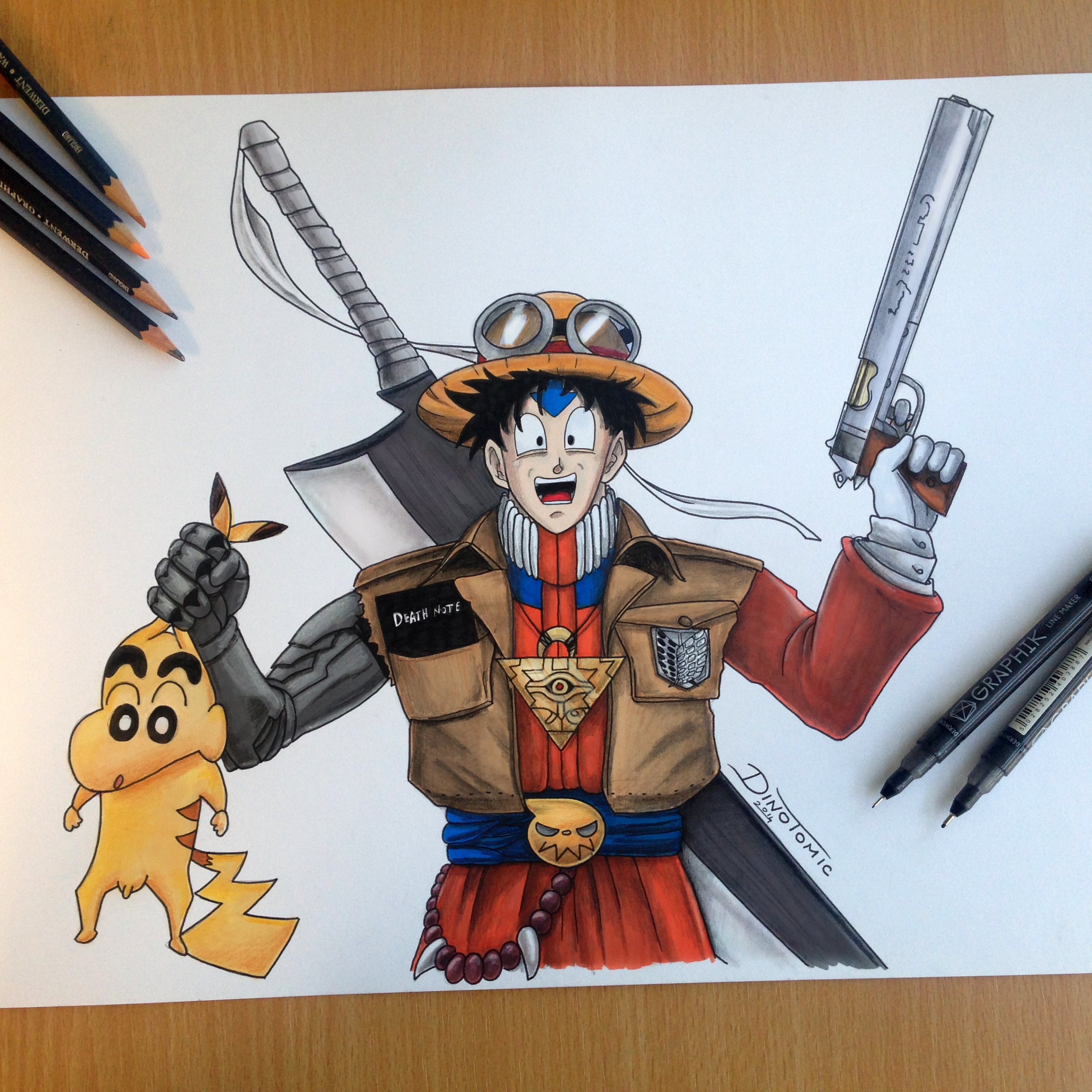 17 famous anime characters combined by AtomiccircuS on DeviantArt 17 famous anime characters combined by AtomiccircuS on DeviantArt