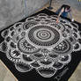 Large salt mandala