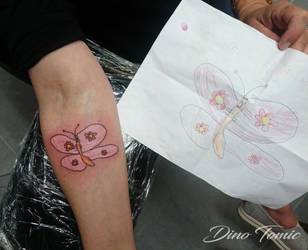 grandchild drawing tattoo