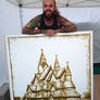 Heddal stave church made with gun powder