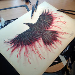 Bloody Crow PRINTS!! available now