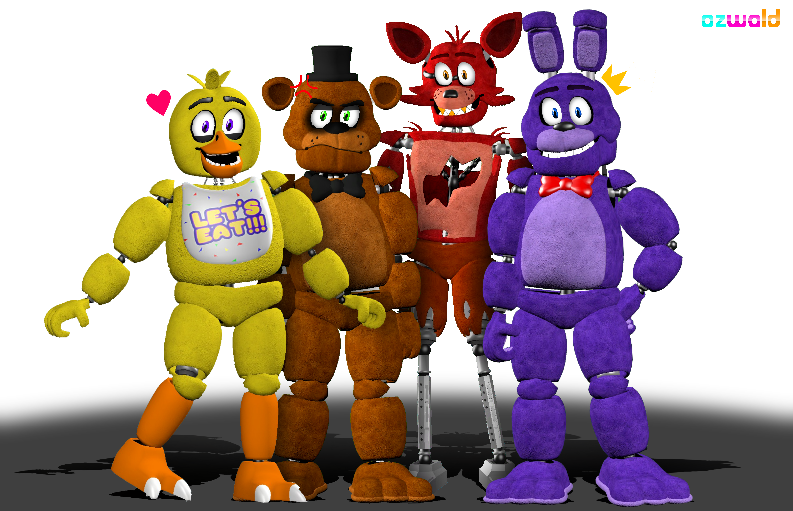 Five Nights At Freddy's 1 - Foxy by Krsman30 on DeviantArt