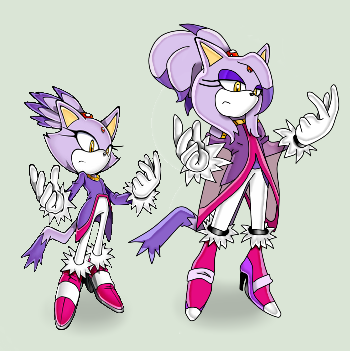 little Blaze and older Blaze