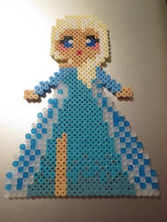 Elsa from Frozen - Fuse beads