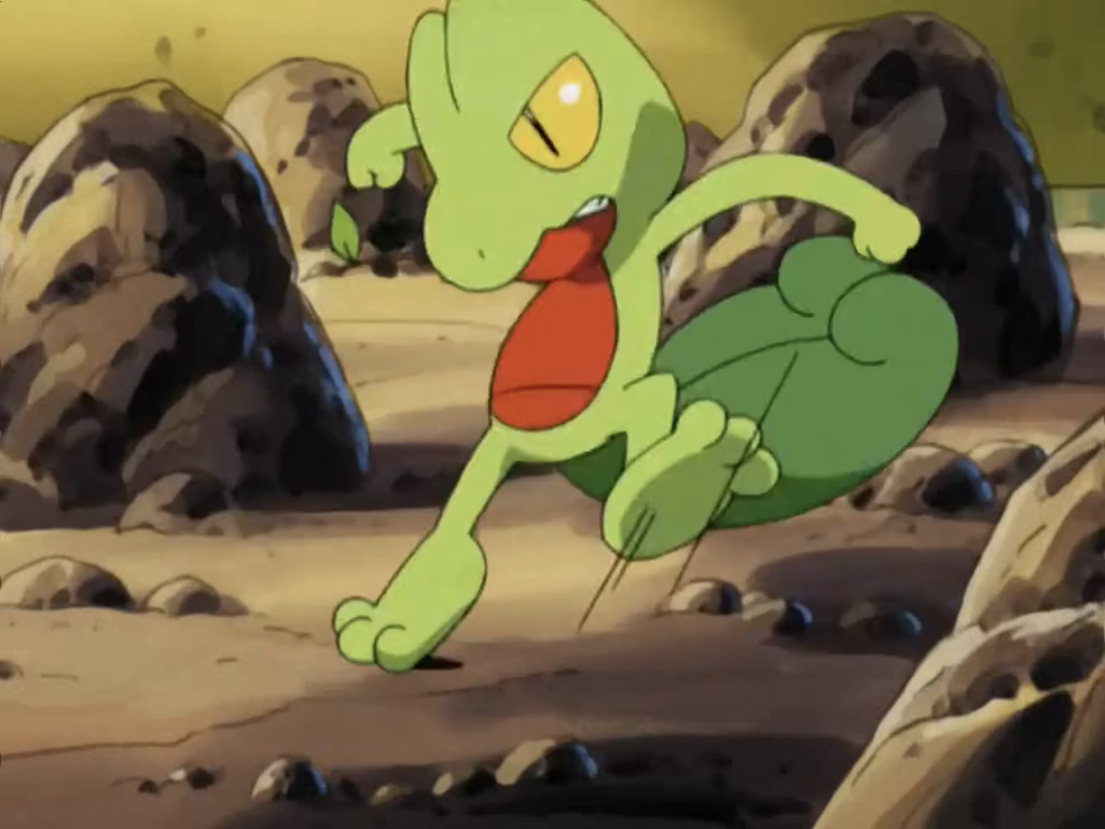 Pokemon Advanced E16 (2003) - Treecko dodges by tcontreras32 on DeviantArt