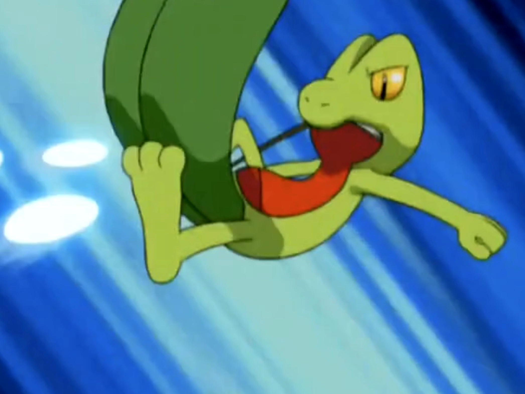 Pokemon Advanced E23 (2003) - Treecko dodges by tcontreras32 on DeviantArt