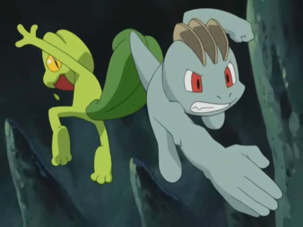 Pokemon Advanced E31 (2003) - Treecko dodges by tcontreras32 on DeviantArt