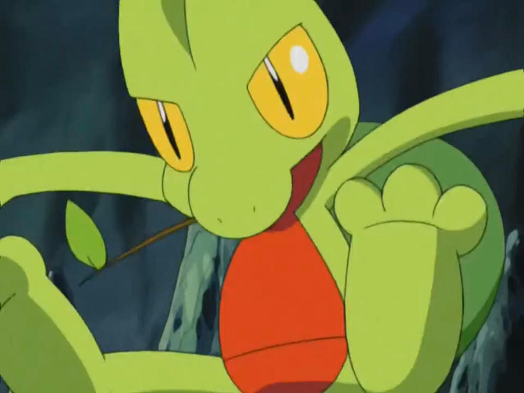 Pokemon Advanced E31 (2003) - Treecko flying by tcontreras32 on DeviantArt