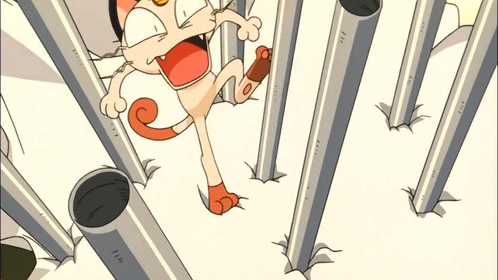 Meowth Scared Gotta Dance (2003) - Meowth freezes in panic by tcontreras32 on DeviantArt