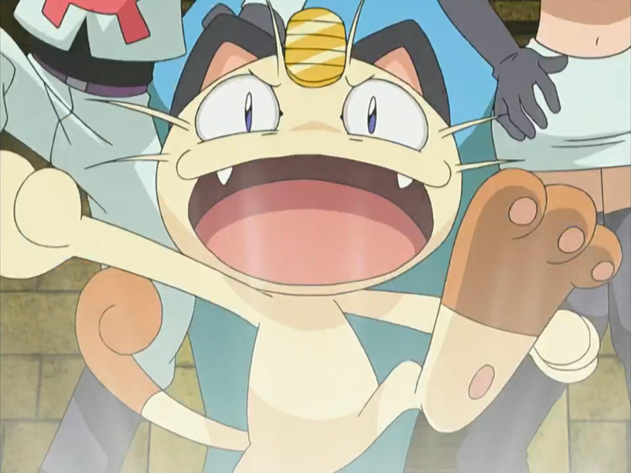 Meowth Scared Battle Dimension E8 (2007) - Meowth scared by tcontreras32 on DeviantArt