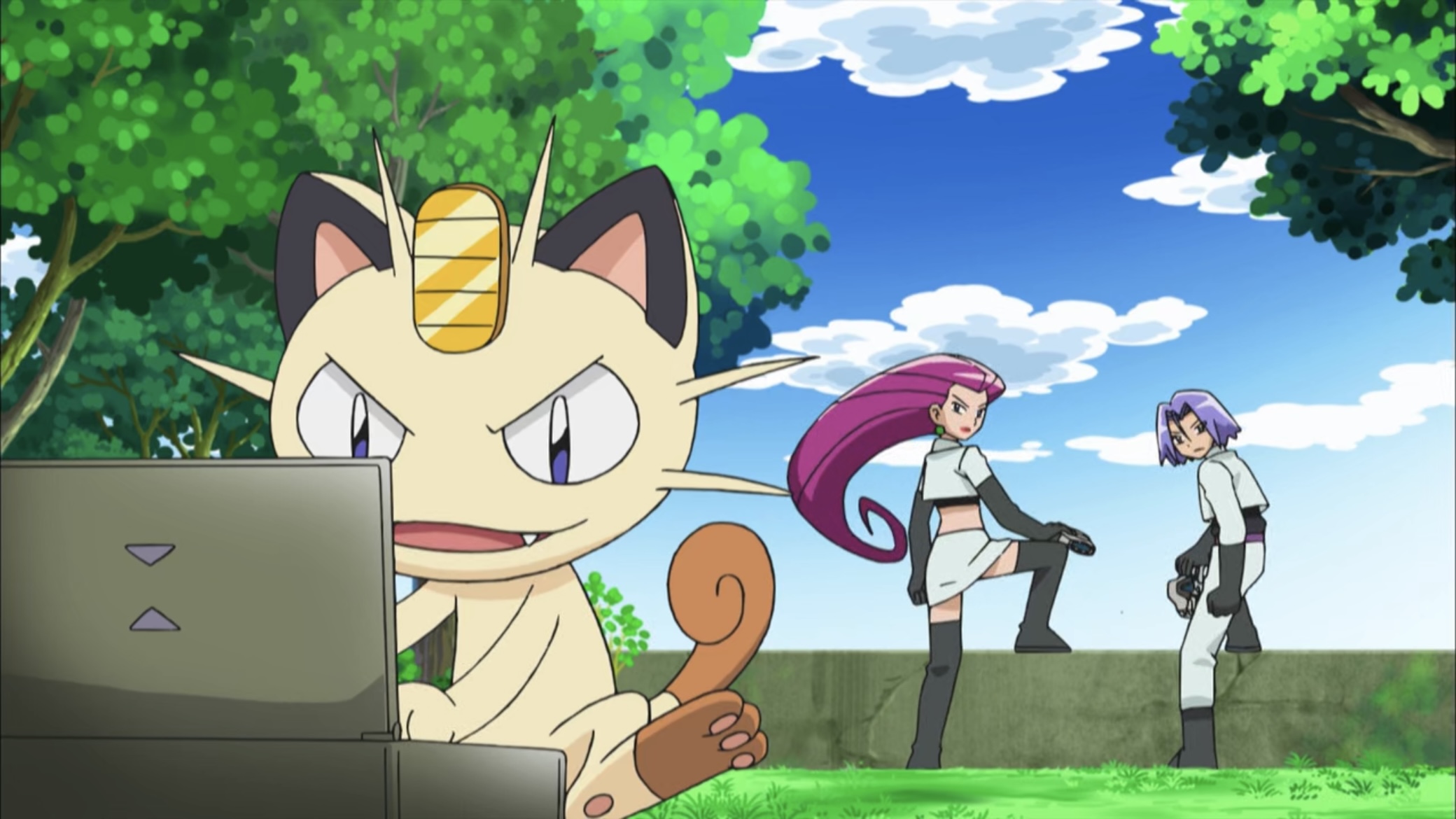 pokemon #pokemontiktok #teamrocket #meowth #unova #colress