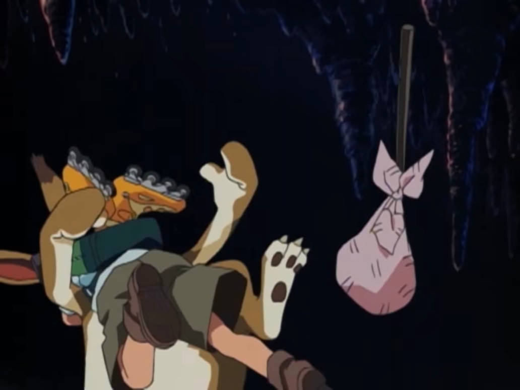 Monster Rancher E17 (1999) - Genki Hugs Hare by tcontreras32 on DeviantArt