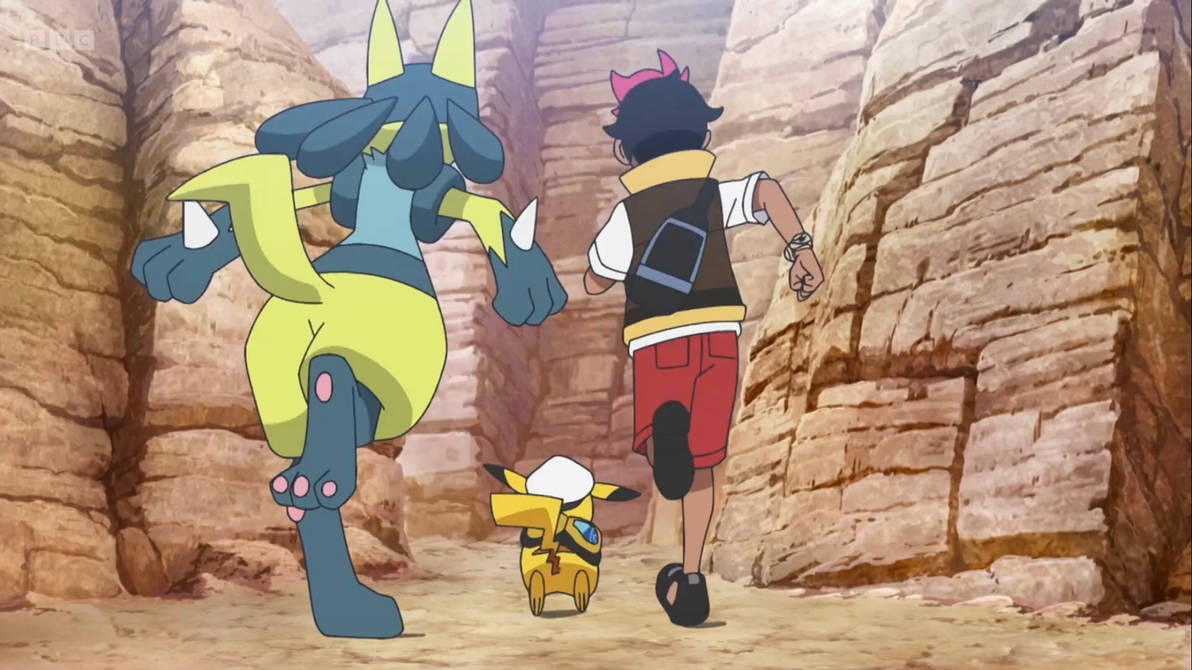 Lucario Rising Rivals Pokemon Horizons S3 E3 (2025) - Shiny Lucario runs by tcontreras32 on ...
