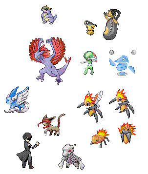 Pokemon Inverted Back fake Pokemon Sprites by InnocentNight on DeviantArt