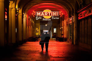 With Martini's red