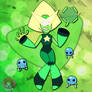 A crystal gem with limb enhancers