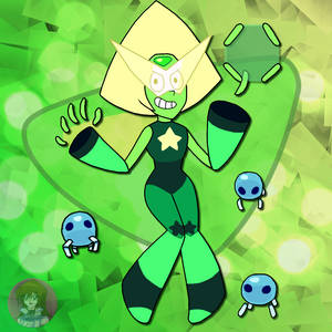 A crystal gem with limb enhancers