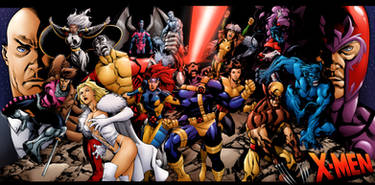 X-Men Team Pin-up