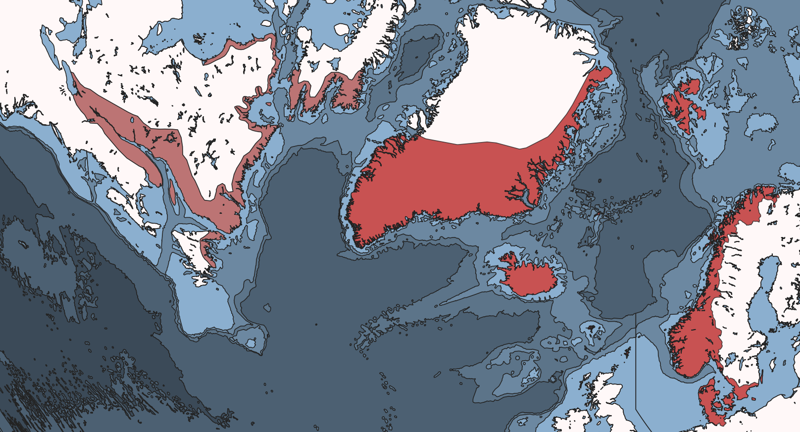 The Kingdom of Denmark (1735) by GustafMaps on DeviantArt