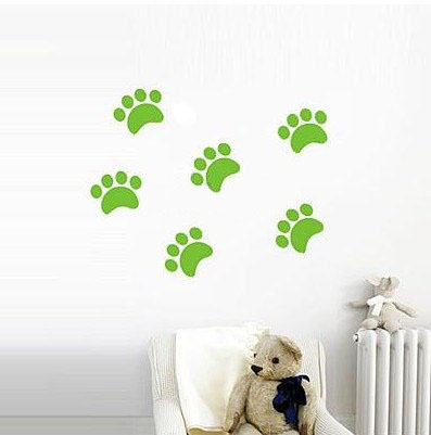 Cat Footprint Wall Sticker