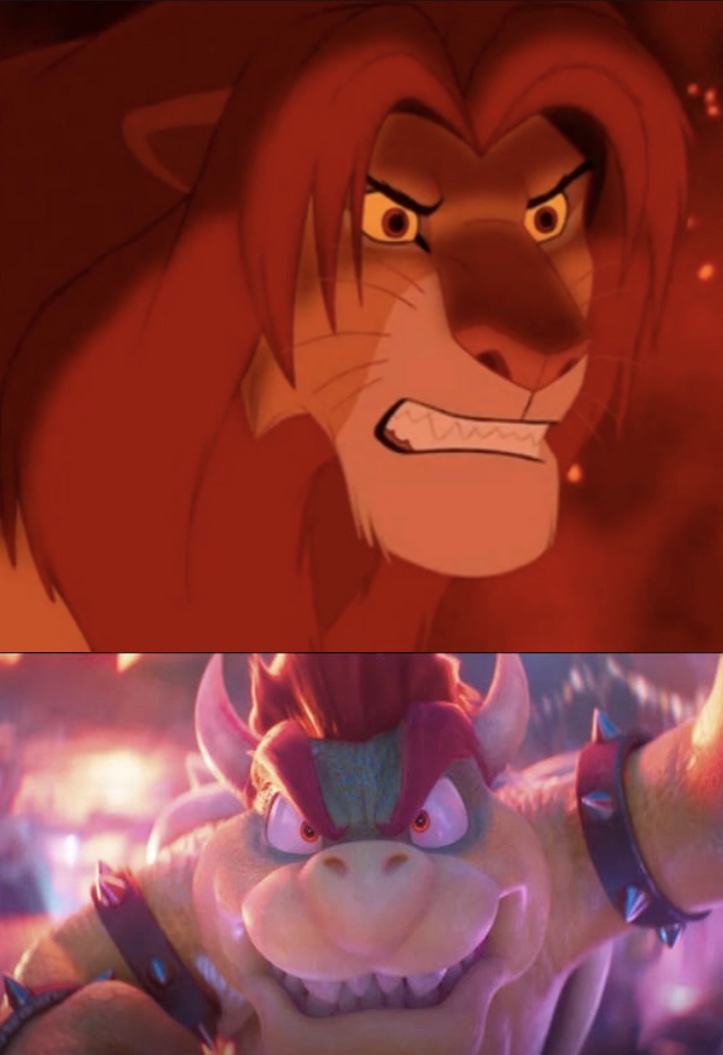 Simba vs Bowser by B199456 on DeviantArt