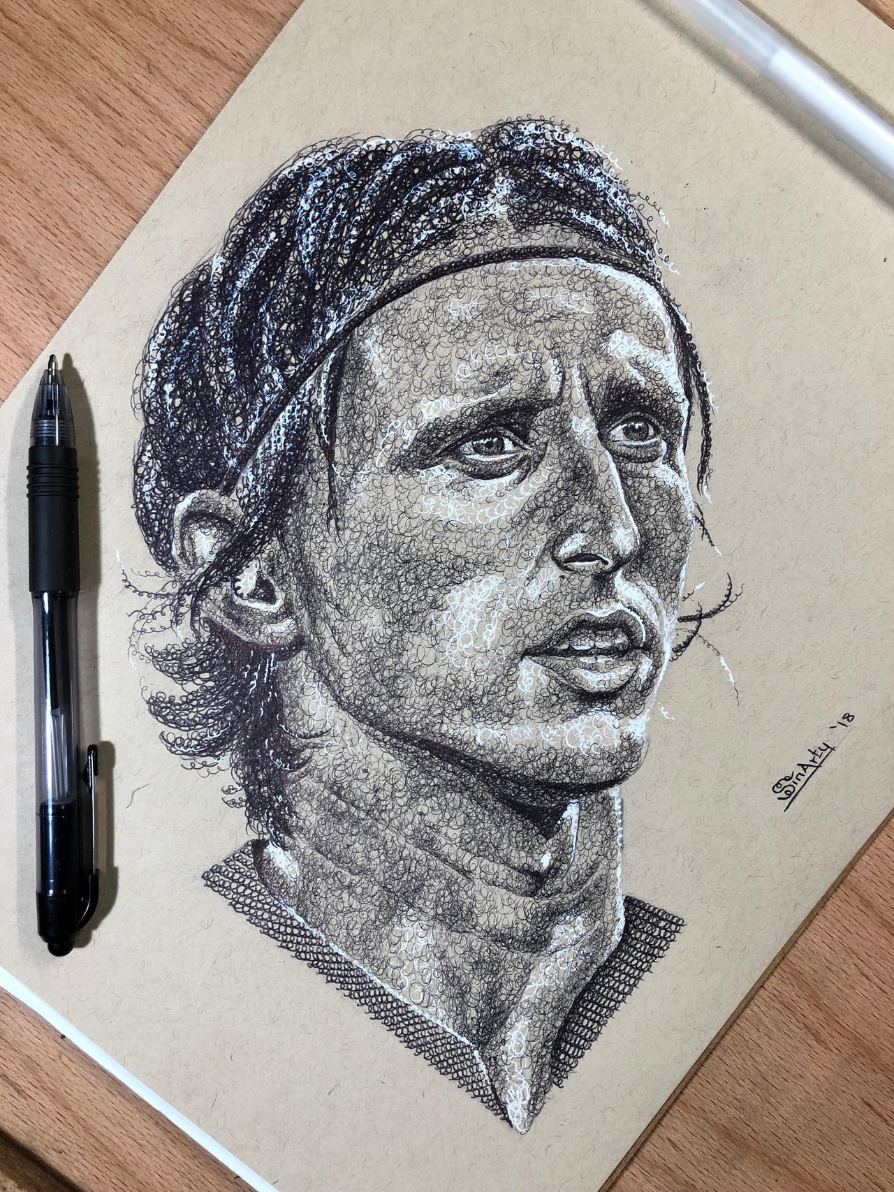 Luka Modric - Drawing Squigglies by sinarty77 on DeviantArt
