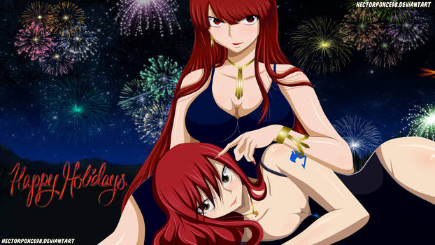 Irine and Erza Happy holidays