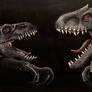 The Indos of Jurassic World  Indoraptor and I Rex