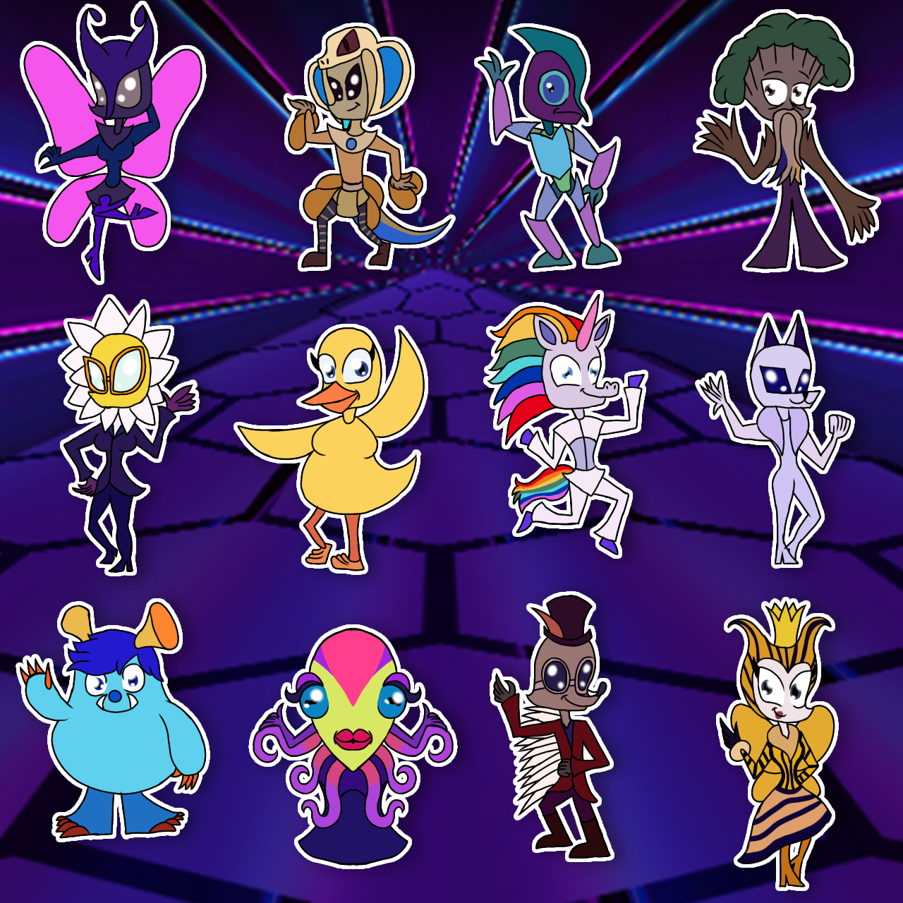 Masked Stickers Uk series 1 by dubkij-viKbob-xisxa5 on DeviantArt