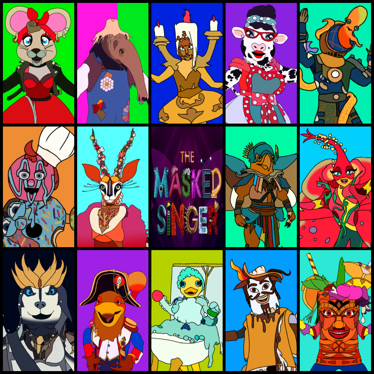 Mask Singer Deviantart Masked Singer Season 10 Roster by dubkij-viKbob-xisxa5 on DeviantArt