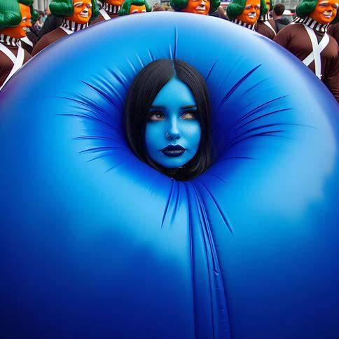 Blueberry Inflation Statue Blueberry Inflation AI by oohholy on DeviantArt
