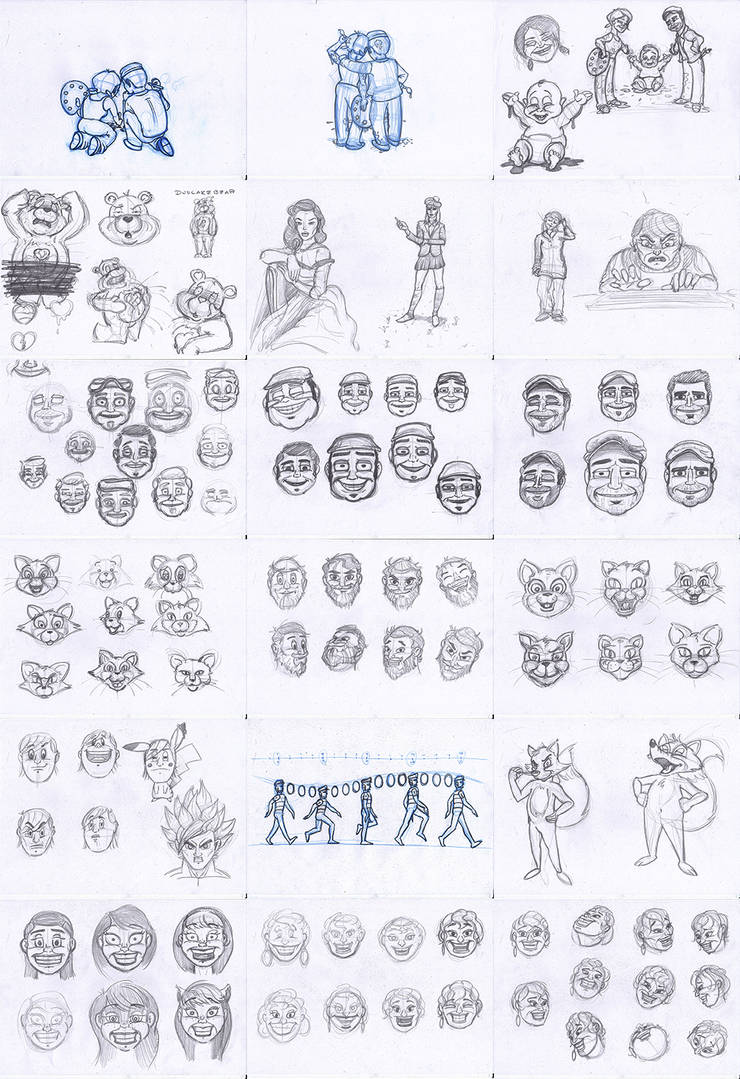 Character drawing practice by scruffbot on DeviantArt