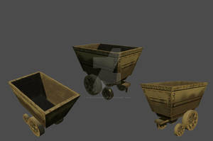 Stylized Mine Cart