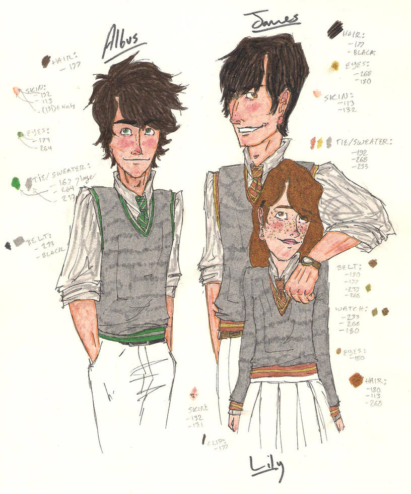 James_Albus_Lily - HP Next Gen by cinnamon-lady24 on DeviantArt